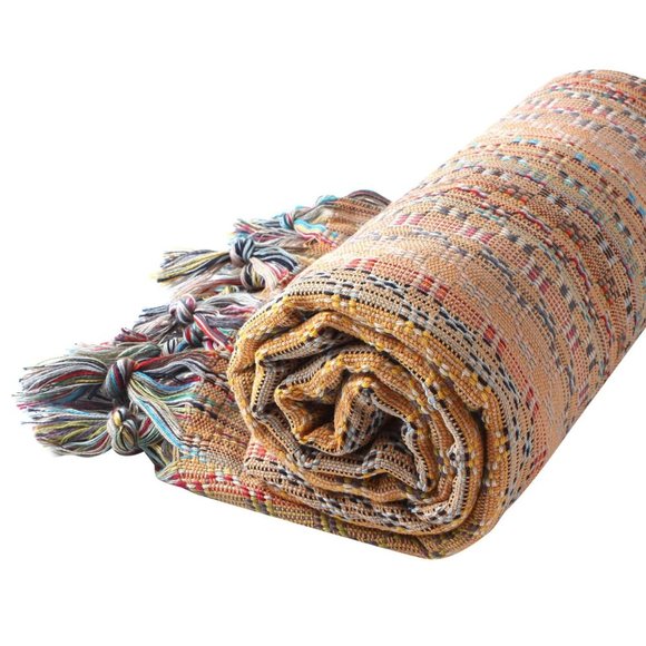 SALE! Sand Free Bohemian Turquoise 100% Turkish Cotton Beach Bath Towel - Picture 3 of 6